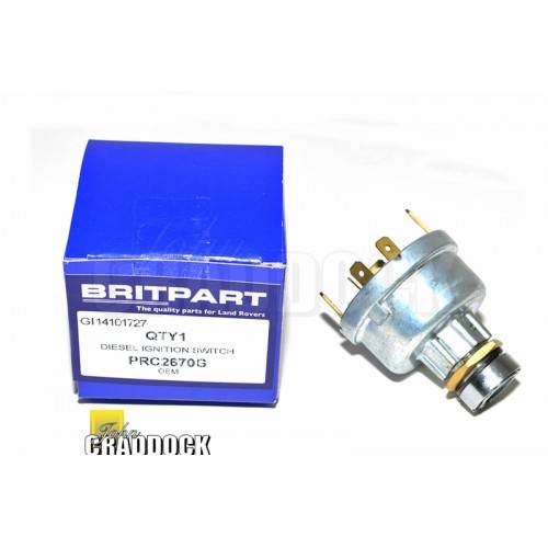 PRC2670G Lucas Ignition Switch Diesel 1966 Onwards for Vehicles