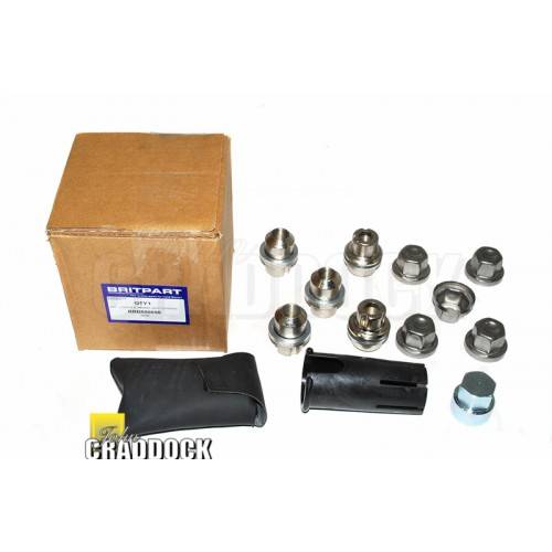RRB500090 Complete Locking Wheel Nut Kit Alloy Wheels