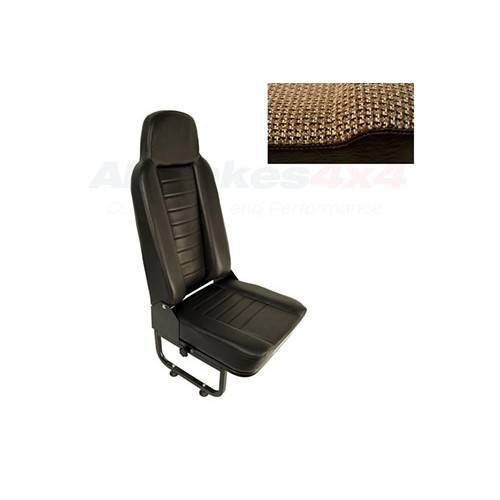 EXT052-BV - Inward Face Tip up Base Cover Black Vinyl