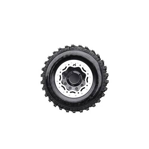 TF112 - 7X16 Terrafirma Black Modular Steel Wheel with Weld on Bead