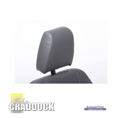 Centre Seat in Black Leather with Headrest