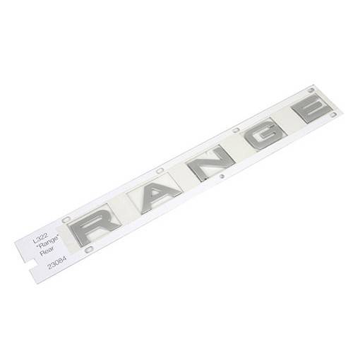 LR008212 - Genuine Name Badge Range Rover on Tailgate in Titan 2008 on
