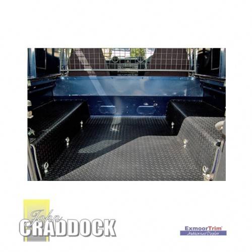 Rear Acoustic Load Mat 3 Piece Matting System Covers Wheel Arches and Floor 90 Degree Arches Only