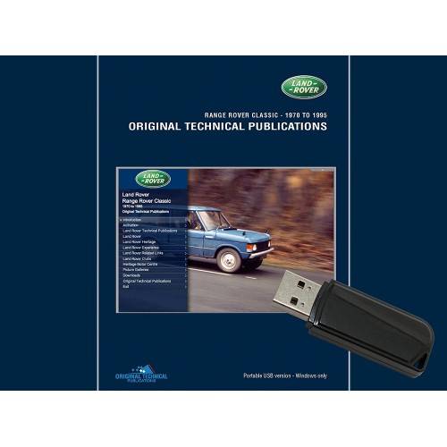 LTP3002USB - Usb Technical Publications Range Rover Classic 1970 to 1995