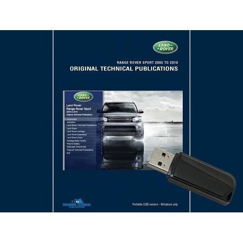 LTP3015USB - Usb Technical Publications Range Rover Sport 2005 - 2009