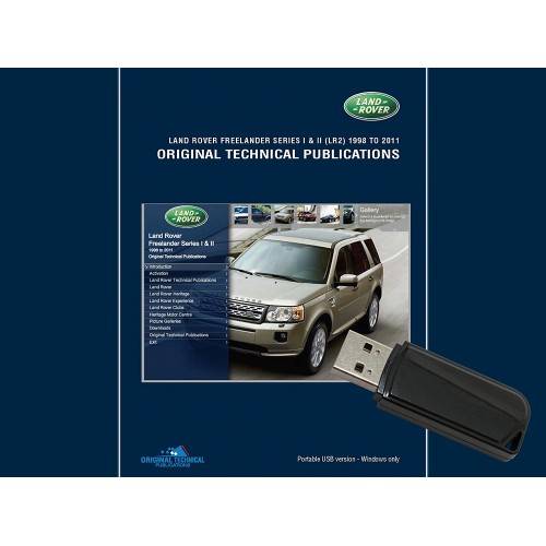 LTP3007USB - Usbtechnical Publication Freelander Series 1 and 2 1998-2011