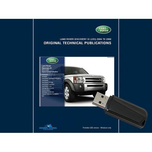LTP3016USB - Usb Technical Publications Land Rover Discovery 3 2005-2009