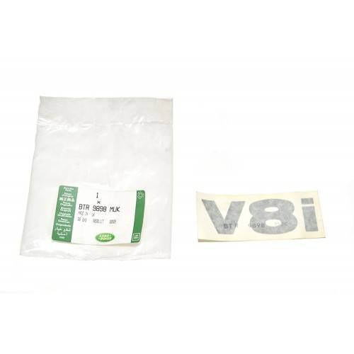 BTR9898MUK - Decal" V8I" Silver for Rear Door Discovery 1 Overy Models from Vin MA081991 >