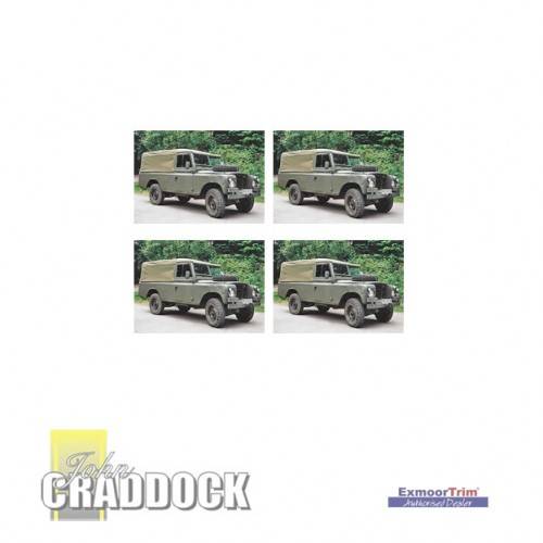 EXT252-4BKC - Full Hood 109 in Black Canvas