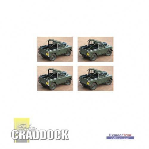 EXT253-2SAC - Bikini Hood Sand 88/109 Inch Exmoor Trim