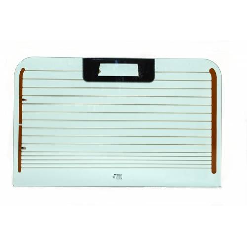 CQB101560 - Heated Rear Door Glass with High Level Brake Light up to 2002 Green Tinted