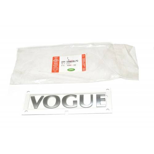 DAM500030LPO - Vogue Name Plate