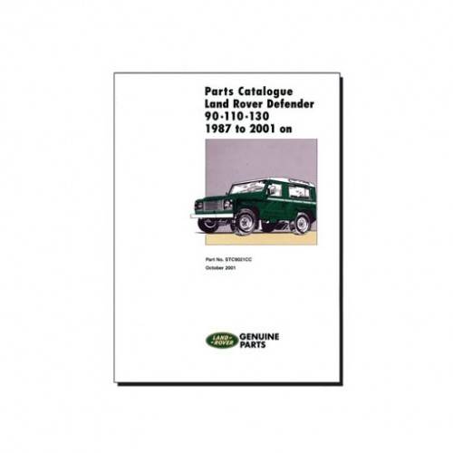 Land Rover Defender Parts Catalogue 1987-2001 on