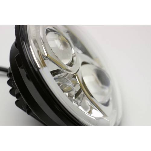 7" Black Cree Led Headlights with Angel Eyes Drl for Off Road Use