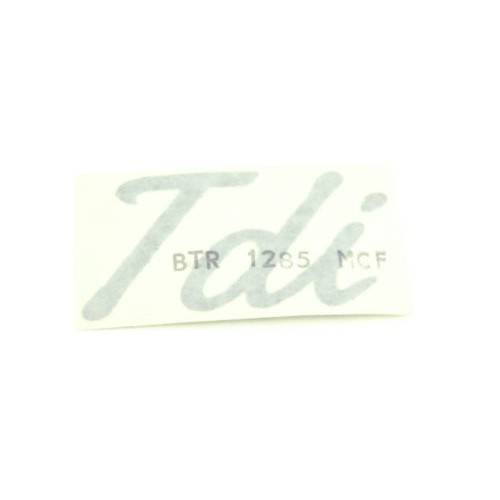 BTR1282MCF - Genuine Decal Front Wing RH Silver