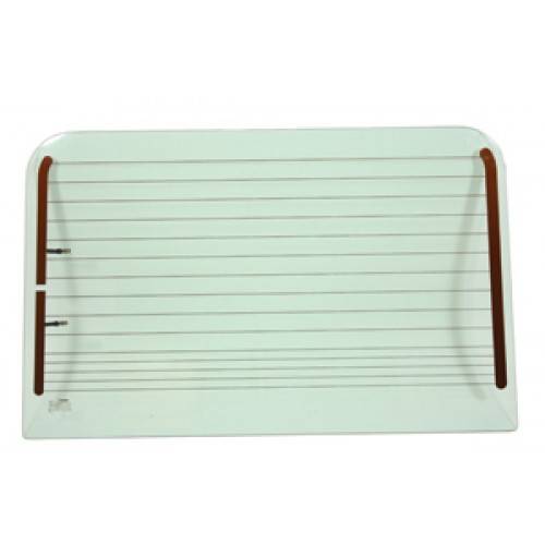 MTC3469H - Glass for Safari Rear Door Heated 5mm Green Tinted 1958-2002