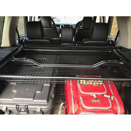 Xanadoo Boot Folding Basket Suitable for Discovery 3/4 Utilises The Previously Untapped Space in The Boot Of Your Land Rover Discovery 3 Or Discovery 4.