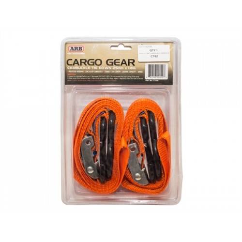 25mm x 1.8M Cambuckle Twinpack ARB Ratchet Strap - CT02