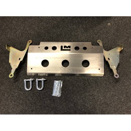 Aliminium Defender 90/110 Steering Guard with Towing Eyes