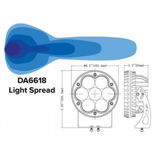 Xs Led Combo Beam Light - Britpart