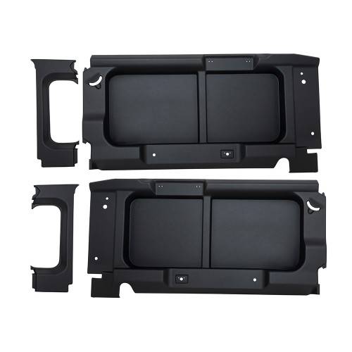 Rear Black Window Surround No Window Cutout for Defender 90