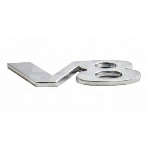 Badge Chrome V8