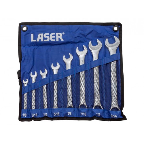 Whitworth Combination Spanner Set 8PC - Laser - DA1662