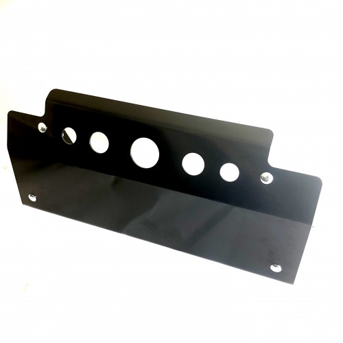 Black Steering Guard - Steel