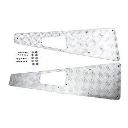 WTKIT01-NH/A - Silver Anodised Wing Tops without Aerial Hole for Defender