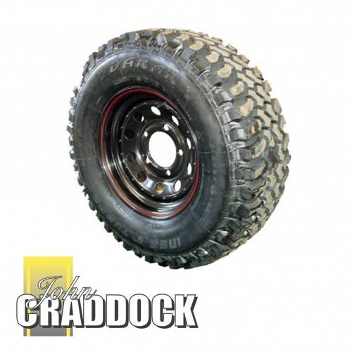 APD0072 - 265/75R16 Insa Turbo Dakar Fitted on 7 x 16 Black Modular Set Of 4 Includes Delivery to Uk Mainland (Restrictions Apply)
