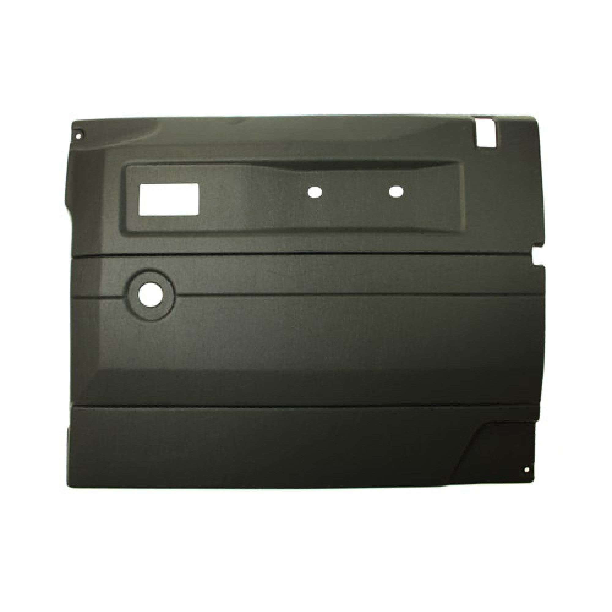 TF2440 - Black RH Push Button Front Door Card with Manual Windows - Defender (1986-2006)