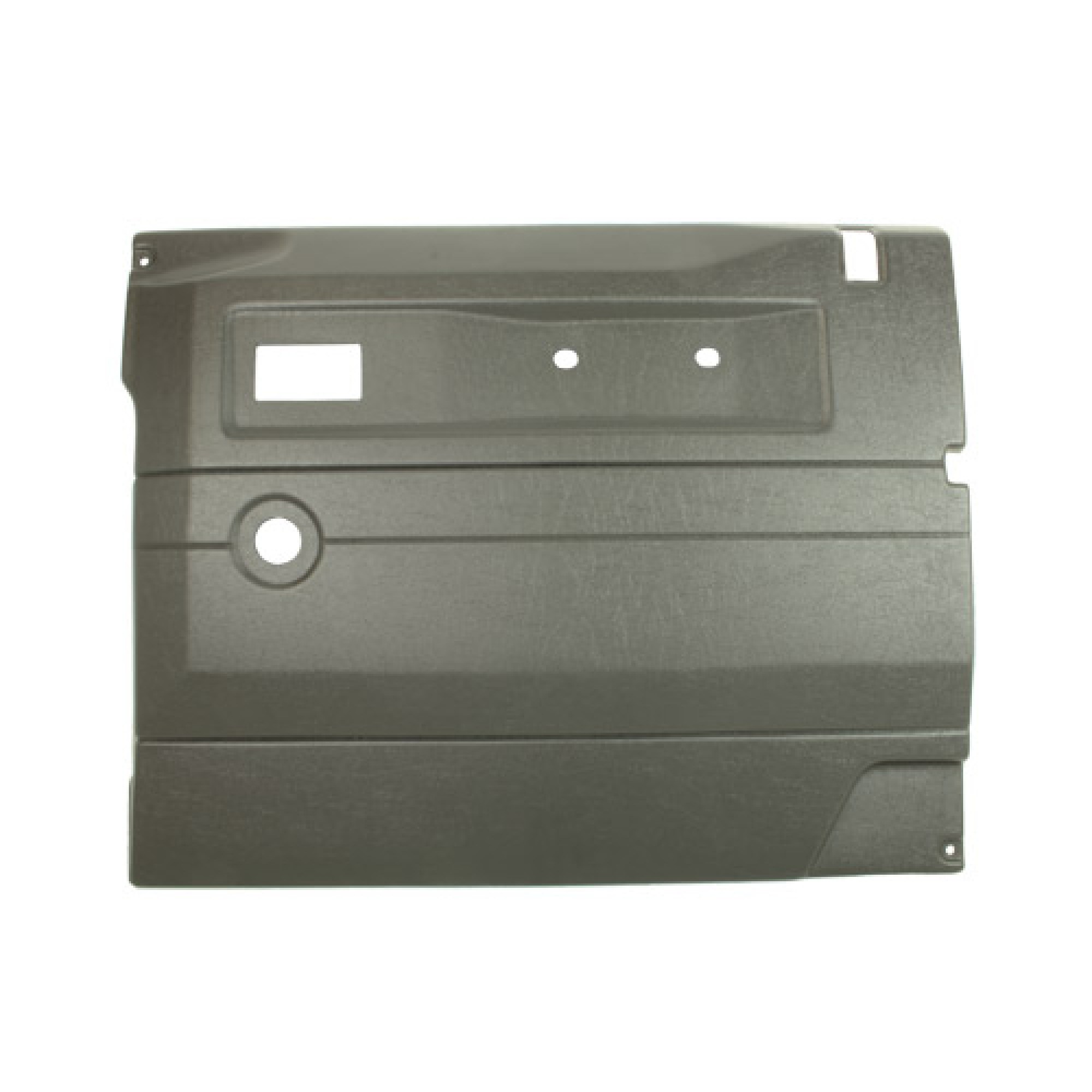 TF2442 - Dgrey RH Push Button Frt Door Card with Manual Windows Def U (1986-2006)