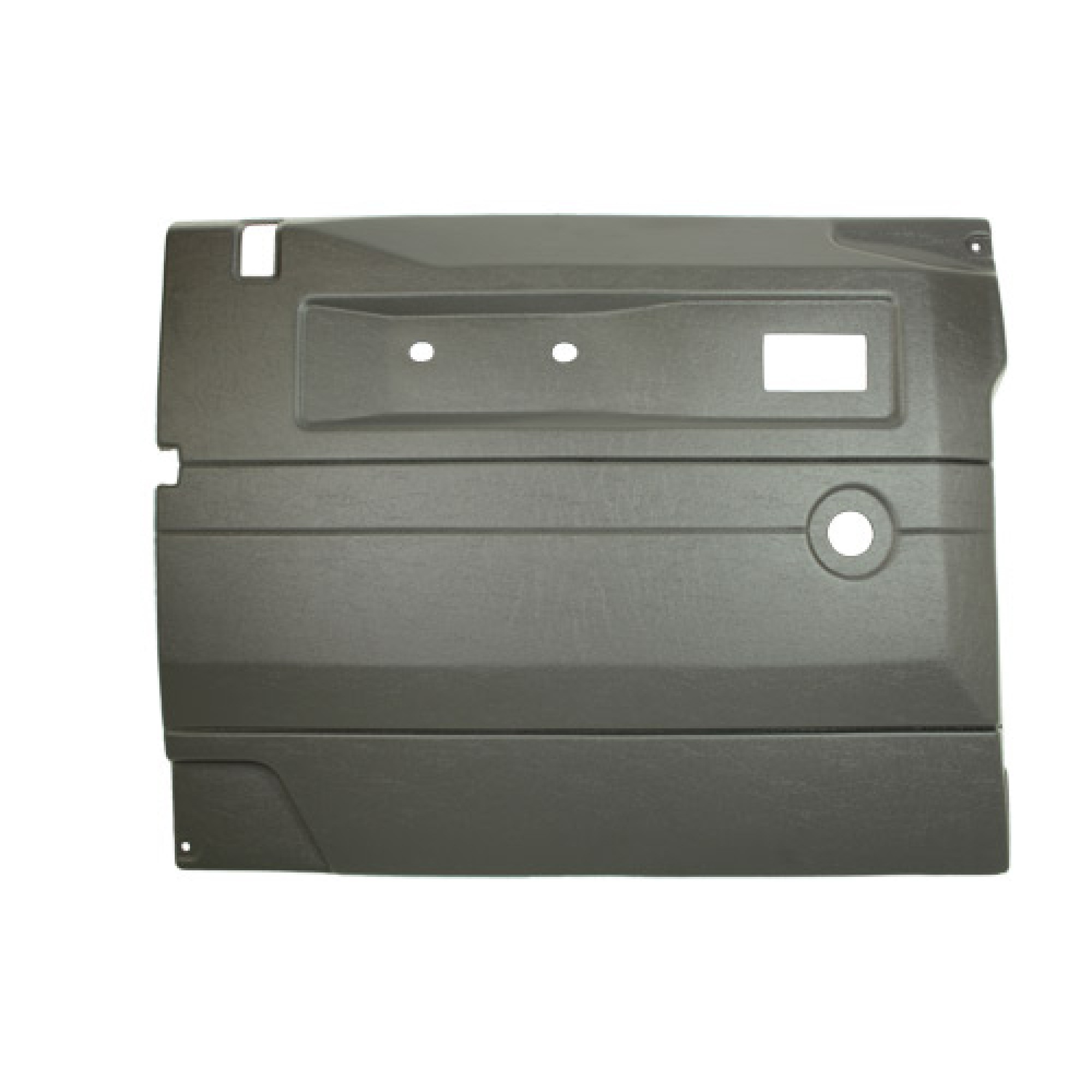 TF2443 - Dgrey LH Push Button Frt Door Card with Manual Windows Def U