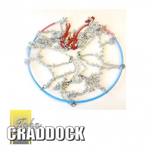 Rudmactic Snow Chains for 750R16 (Pair)