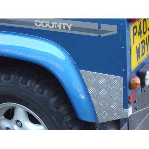 JC5017 - Chequer Plate Kit 2mm 90 Rear Corners by Mammouth Inc. S/S Fittings Per Pair