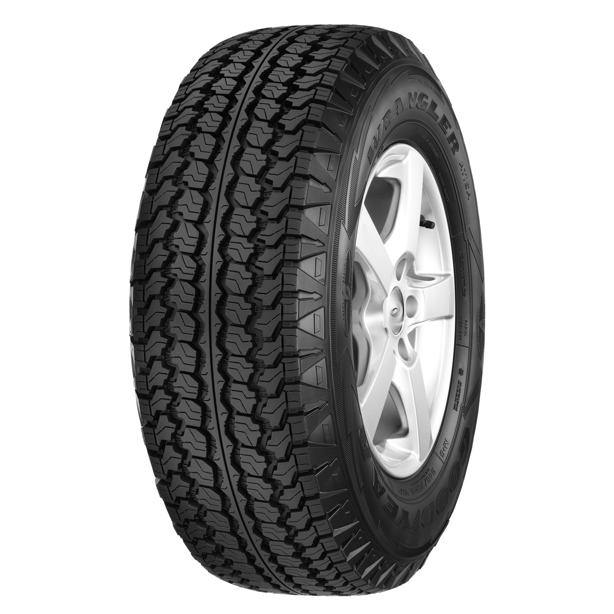 2057015GAT - 205/70R15 Goodyear Wrangler Atr 95 (T) Raised Outlined White Lettering