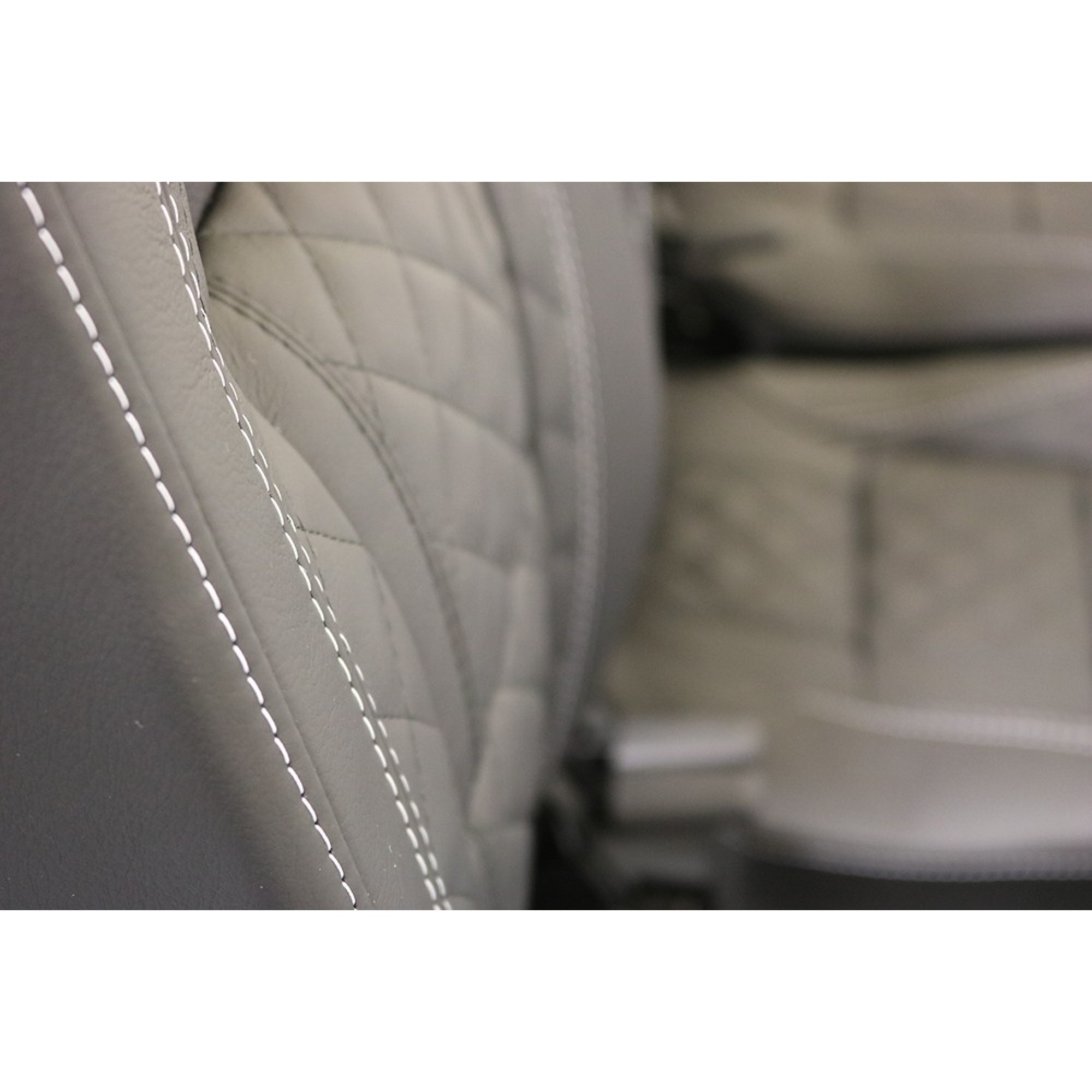 Premium High Back 2ND Row Seat - Full Seat Set - Bespoke Lea