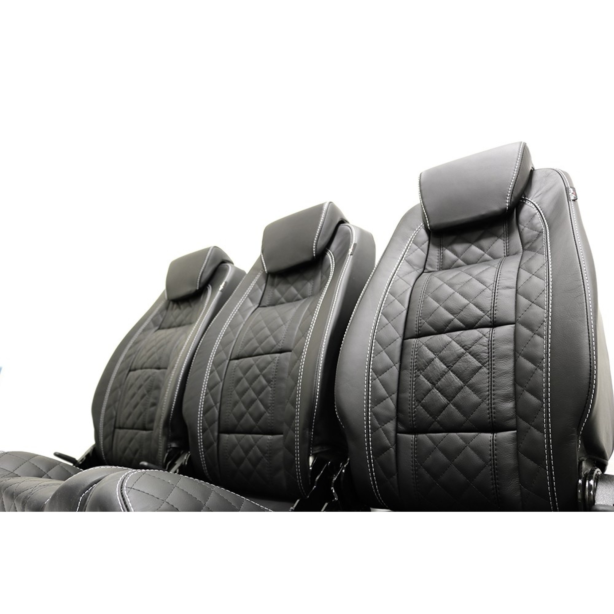 Premium High Back 2ND Row Seat - Full Seat Set - Bespoke Lea