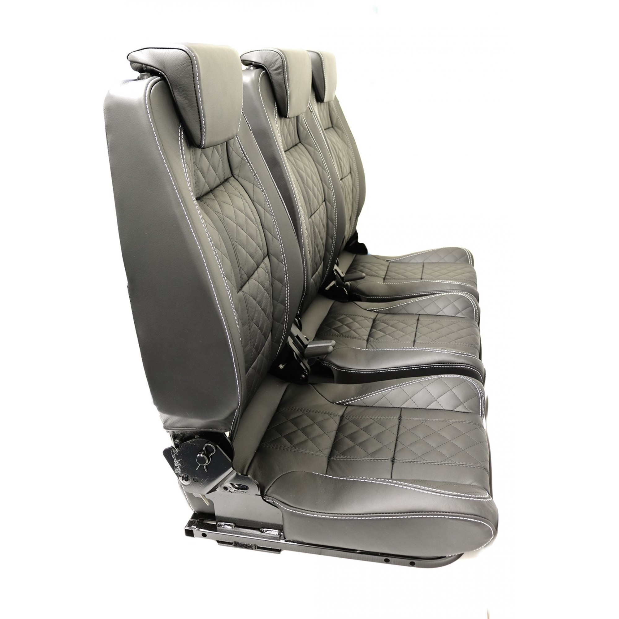 Premium High Back 2ND Row Seat - Full Seat Set - Bespoke Lea