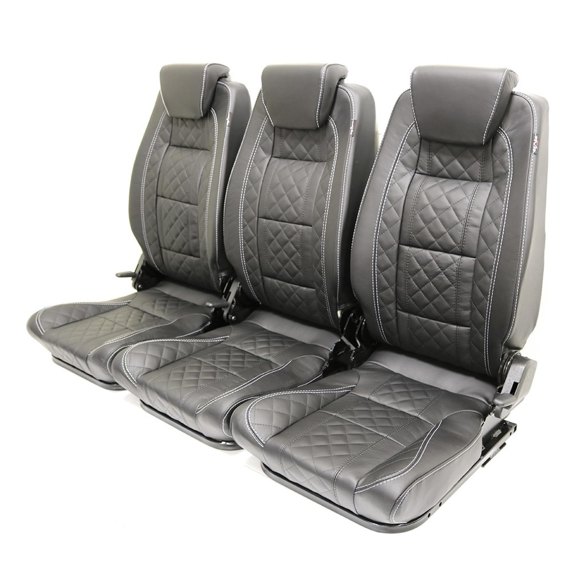 Premium High Back 2ND Row Seat - Full Seat Set - Bespoke Lea