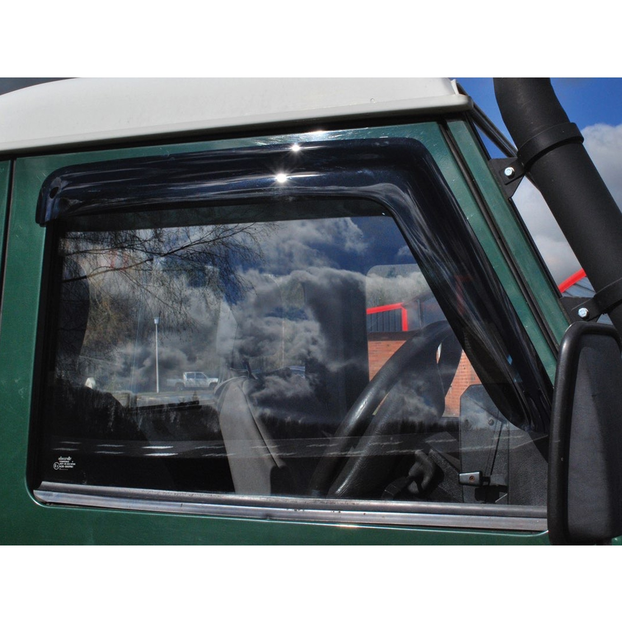 Land Rover Defender Climair Wind Deflectors John Craddock Ltd
