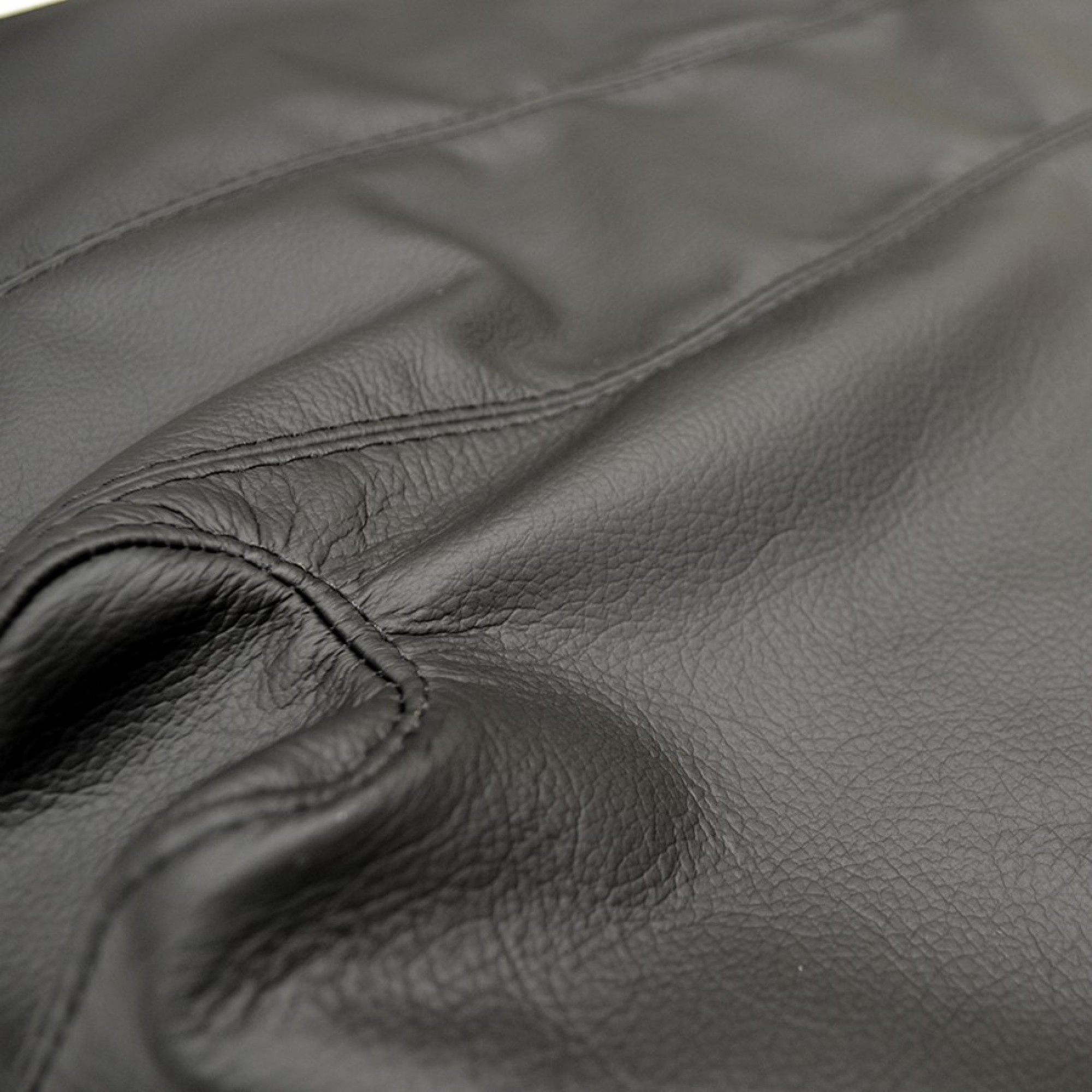 Door Trim Cover Kit 2ND Row Pair Defender - Black Leather -