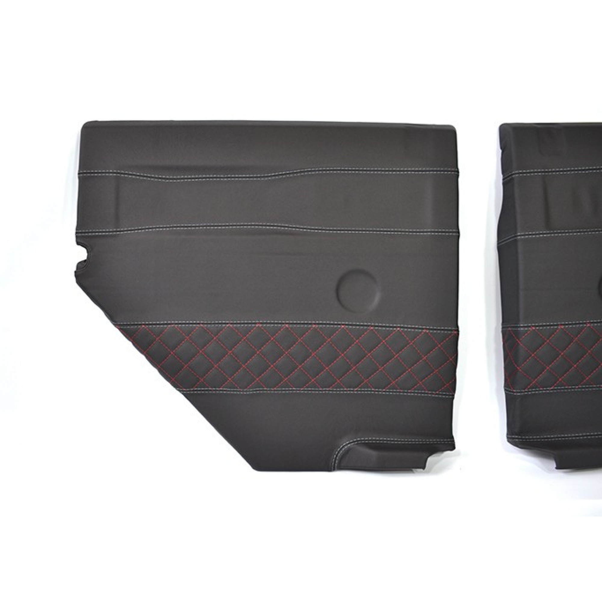 Door Trim Cover Kit 2ND Row Pair Defender - Dxs Leather - Be