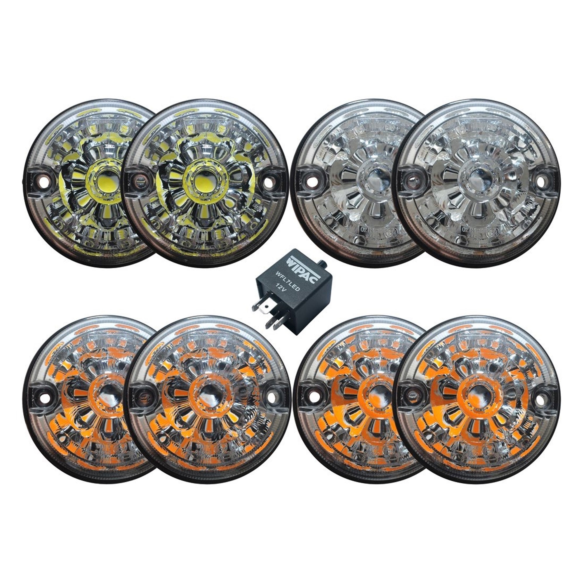 DA1191 - Wipac Clear Lens Led Light Kit for Defender 90/110 and Series 3