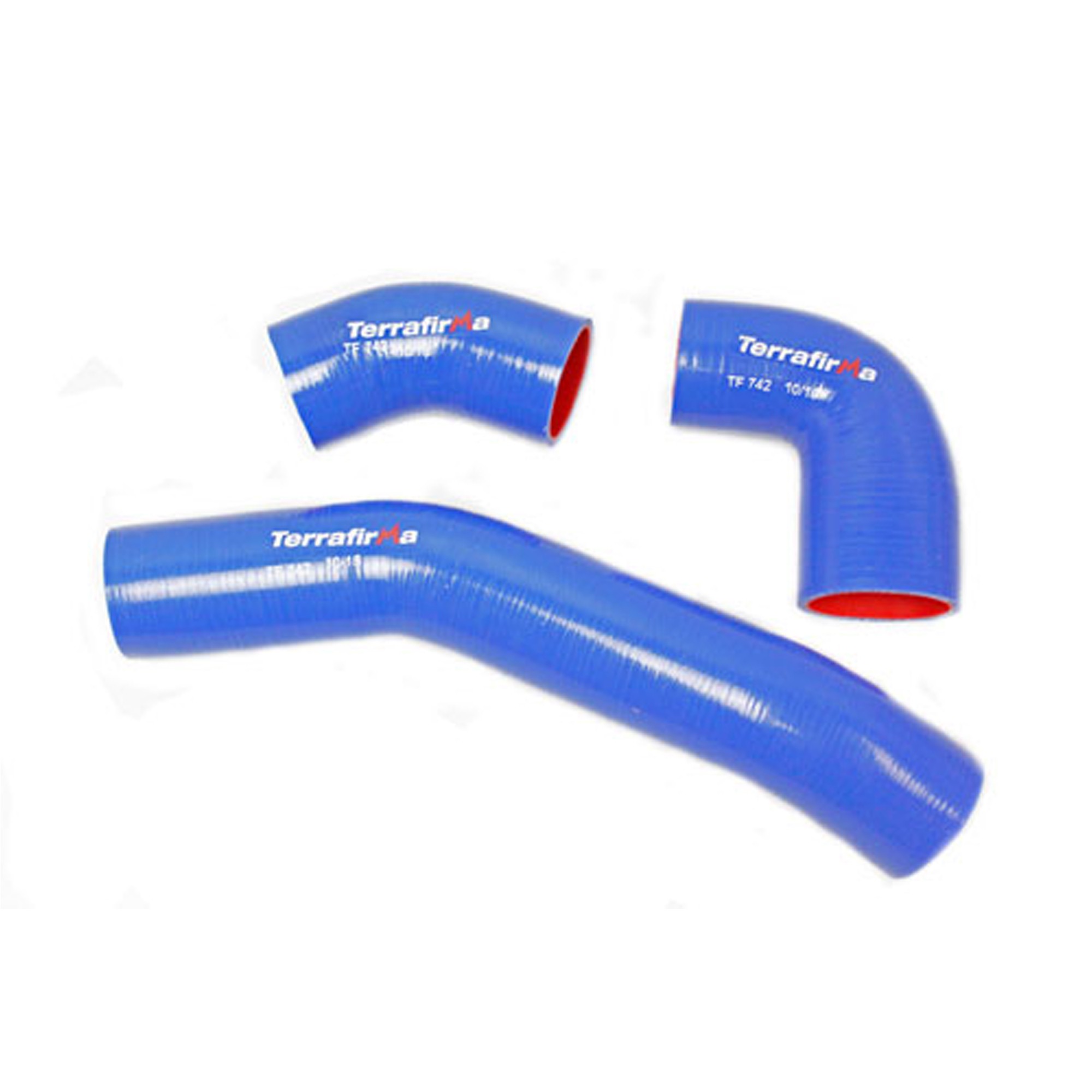 TF742 Terrafirma Silicone Intercooler Hose Kit Blue 90/110/130 TD4