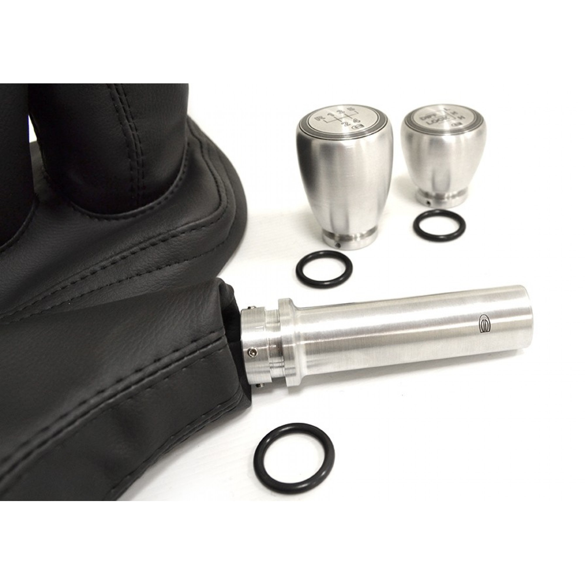 Alloy Premium Gear Shift & Gaiter Kit - LT77 - Black Stitch