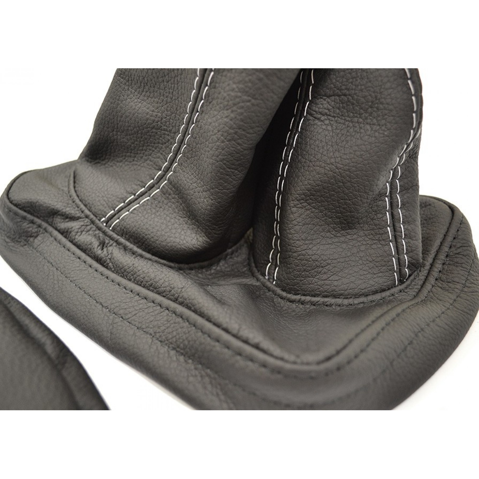 Alloy Premium Gear Shift & Gaiter Kit - LT77 - Black Leather