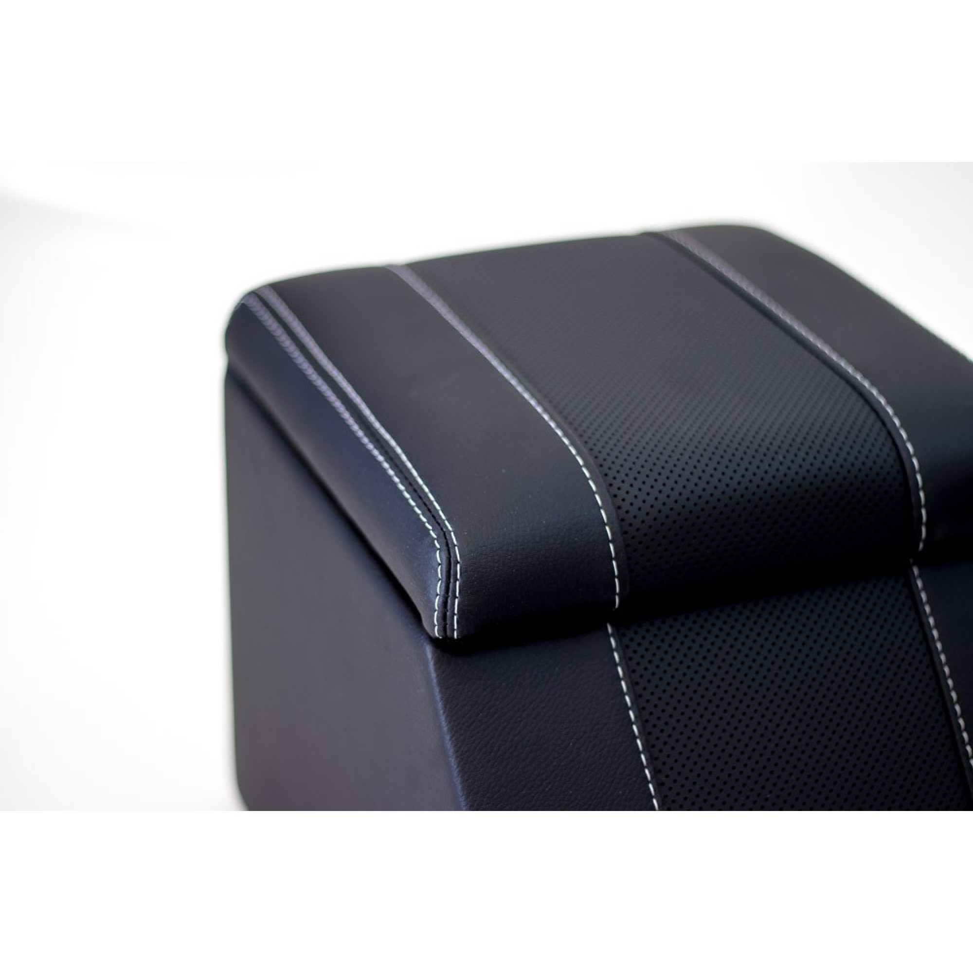 Premium Cubby Box - Xs Vinyl - White Stitching