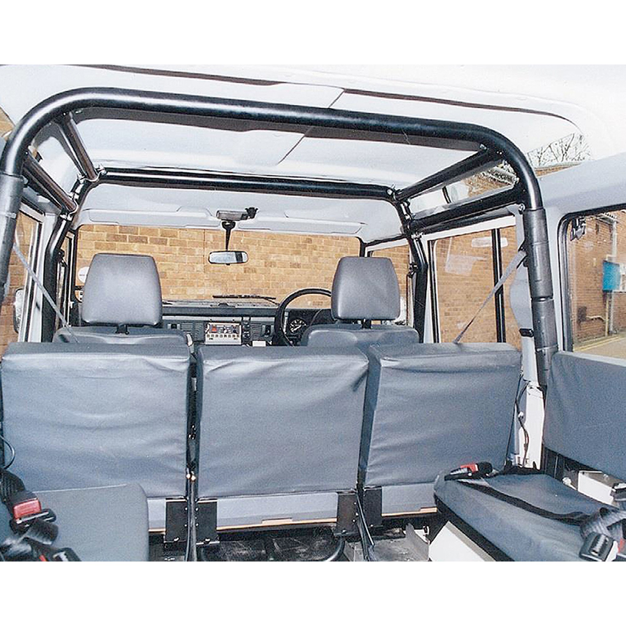 Safety Devices 4 Point Bolt in Internal Rear Half Cage Defender 110 Station Wagon upto 2006