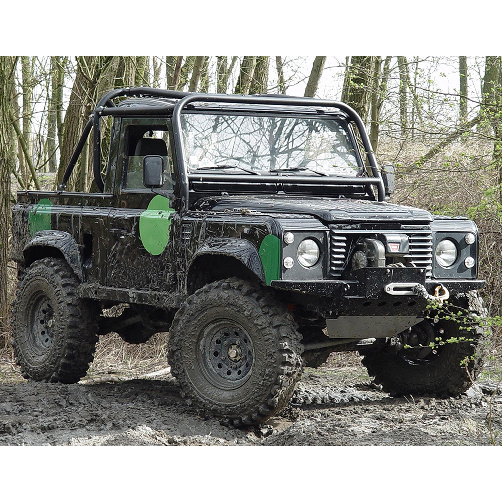 Safety Devices Def 90 6 Point Full External Roll Cage